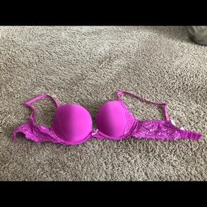 Pink lace Victoria’s Secret bra